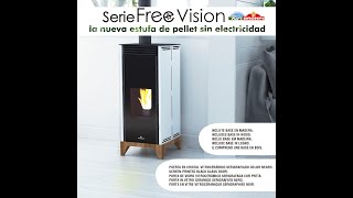 Stufa a pellet senza elettricità wwwstufelerdait Shorts [upl. by Dilisio]