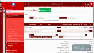 231  Emitir Factura com retenção na fonte Sílica ERP 3x [upl. by Tnilk]