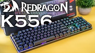 Unboxing and Review  Redragon K556 Full Size Mechanical Keyboard [upl. by Jenei]