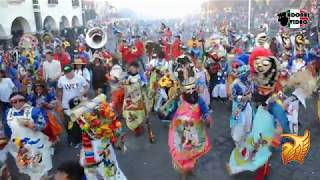 CARNAVAL DE HUEJOTZINGO 2019 ZAPADORES 2DO BARRIO BANDAS ADONAI VIDEO [upl. by Jenilee]