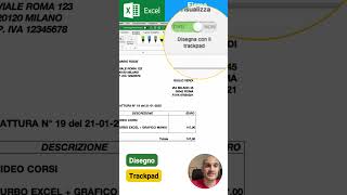 🚀 Come firmare un documento in EXCEL 💡shorts [upl. by Woodie241]