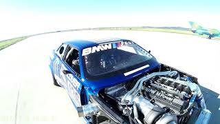 Bmw e30 s38 turbo 1000 hp vs Mig 21 [upl. by Mossman]