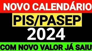 ðŸŽŠNOVO CALENDÃRIO OFICIAL PISPASEP ABONO SALARIAL 2024 VEJA QUEM TEM DIREITO VALORES E DATAS [upl. by Alburg]