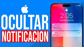 Cómo OCULTAR NOTIFICACIONES en PANTALLA de BLOQUEO  Tutorial iPhone [upl. by Daye]