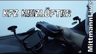 KFZ Heizlüfter für die Windschutzscheibe zum ENTEISEN  KFZ GADGETS MIT MittmannLive [upl. by Pegasus]