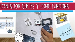 CONTACTOR que es y como funciona [upl. by Anihpled]