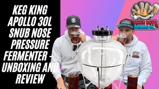 Unboxing And Review Of The Apollo 30l Snub Nose Pressure Fermenter [upl. by Eardnoed]