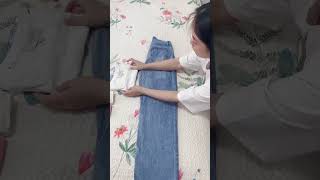 Clothes folding hacks  How to folding clothes savespace and easy foldinghacks lifehacks folding [upl. by Eidde]