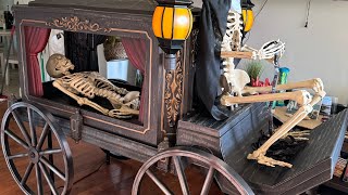 Home Depot’s 2024 hearse with skeletons  setup and honest review [upl. by Zorine]