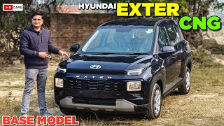 Hyundai EXTER CNG S Base Model Review and Walkaround ✅🔥 l Hyundai Exter S Cng Review l MRCars [upl. by Annaira17]