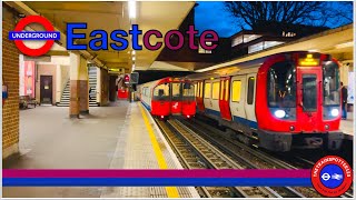 Night Time Observations at Eastcote Station  London Underground 09122023 [upl. by Leirol359]