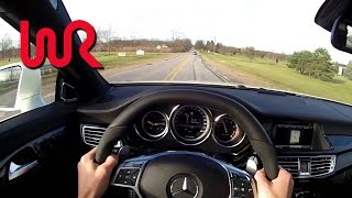 2013 MercedesBenz CLS63 AMG  WR TV POV Test Drive [upl. by Katherine872]