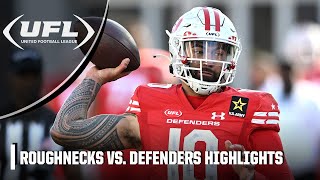 Houston Roughnecks vs DC Defenders  UFL Highlights [upl. by Selestina]