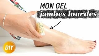 SOS jambes lourdes  comment faire un gel frais naturel maison   DIY [upl. by Ayatahs]