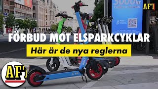 Nya regler för elsparkcyklar – det här gäller [upl. by Eizus]