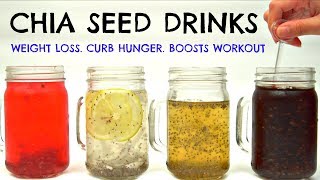 Chia Seed Drinks for Weight Loss amp Curb Hunger  Joanna Soh [upl. by Lindner]