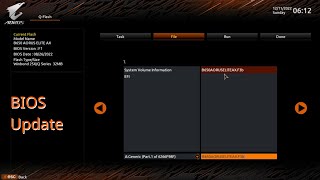 GIGABYTE B650 AORUS ELITE AX BIOS update [upl. by Ashjian]