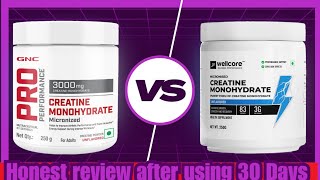 Wellcore Creatine vs GNC Creatine Monohydrate  Honest Comparison 🔥 [upl. by Abad]