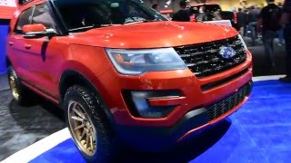 2016 Ford Explorer Sport Offroad SEMA Show 2015 [upl. by Acir688]