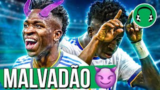 ♫ VINÍCIUS JR MALVADÃO 😈  Paródia Malvadão 3  Xamã [upl. by Cresa]