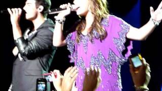 I Wouldnt Change a Thing Joe Jonas and Demi Lovato 81710 Holmdel NJ [upl. by Naedan153]