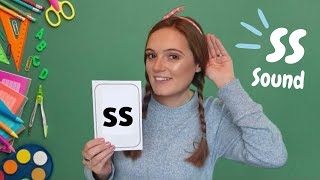 ss Sound  Learn Phonics  ss words  Learn to Read  British Teacher [upl. by Norym]