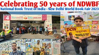 National Book Trust of India  New Delhi World Book Fair 2023  Celebrating 50 years of NDWBF [upl. by Akanke]