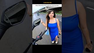 Biker helping Cute Stranger Girl On Asking For Lift🥰shorts bike rider help cutegirl lift ktm [upl. by Marcos]