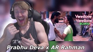 Minsara Kanavu Tamil Movie  Vennilave Song  Prabhu Deva x AR Rahman • Reaction By Foreigner [upl. by Kciv56]