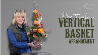 How to Create a Vertical Flower Arrangement for St Dwynwens Day 🌼 Easy DIY with Roses amp Mimosa [upl. by Twyla]