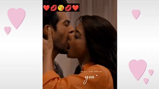 ROMANTIC KISS 💋CUTE COUPLE 💕👩‍❤️‍👨KISS STATUS👩‍❤️‍💋‍👨WHATSAPP STATUS💝😍LIP LOCK KISS😘💖COUPLE GOAL 👫 [upl. by Vinnie]