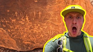 I FOUND REAL PETROGLYPHS  Hiking the Big Dominguez Canyon [upl. by Congdon615]