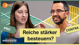 Vermögen besteuern Müssen die Reichen mehr zahlen I 13 Fragen  unbubble [upl. by Appledorf]