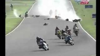 European GP Motor Superstock Crash  Moto GP Europa acidente Superstock [upl. by Adla]