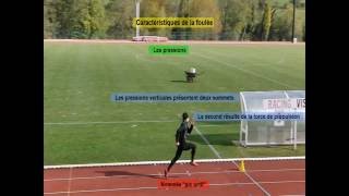 Analyse musculaire et biomécanique dune course de 100m [upl. by Hinckley100]