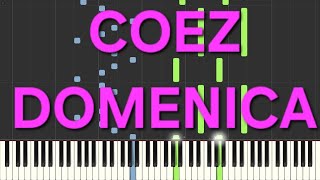 coezdomenicarallentatoslowpiano facile easy tutorial [upl. by Ttennej309]