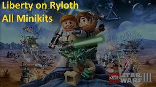 LEGO Star Wars III The Clone Wars  Liberty on Ryloth  All Minikits 100 Walkthrough [upl. by Nasia]