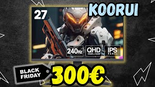 🤯 ¿Monitor 1440p 240hz IPS por 300 euros KOORUI 27E3QK y los monitores chinos HKC [upl. by Hajile]