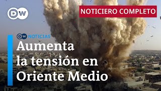 DW Noticias del 3 de febrero Bombardeos de EE UU y Reino Unido contra objetivos hutíes en Yemen [upl. by Klemperer]