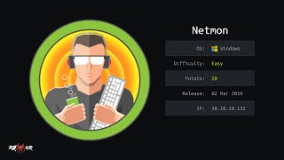 NETMON  HACK THE BOX HTB  WALKTHROUGH  R0X4R [upl. by Lodnar]