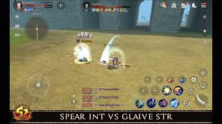 Silkroad Origin Mobile  80 Level Chinese PvP Spear vs Glaive [upl. by Nnor]