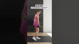 HACK How To Do A Staggered Deadlift shorts exercise deadlifts [upl. by Weissberg292]