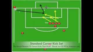 Professional Soccer Restarts15 Corner Kicks That Work [upl. by Murvyn619]