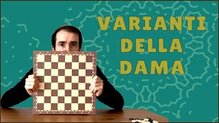 Le VARIANTI del gioco della DAMA  Tutorial Veloce [upl. by Leibman298]