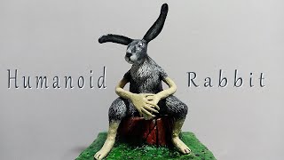 지점토로 휴머노이드 래빗 만들기  Making a Humanoid Rabbit with Paper Clay  Trevor Henderson Creatures [upl. by Ardnua256]