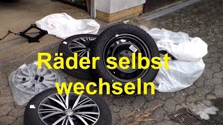 Reifen wechseln am Auto so kannst du es einfach selber machen Räder wechseln ganz einfach [upl. by Holladay]