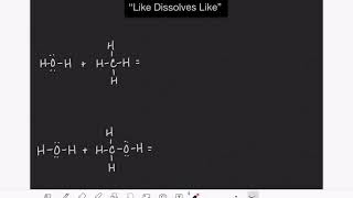 38 Using quotlike dissolves likequot to predict solubility [upl. by Clauddetta681]