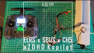 Using ELRS with SBUS on ZOHD Kopilot Lite  no CH5 Issue  835 FPV [upl. by Hilel]