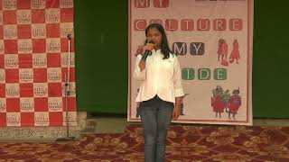 Saavan Speech Saambhavi Grade7 school activity activityschool [upl. by Frymire]