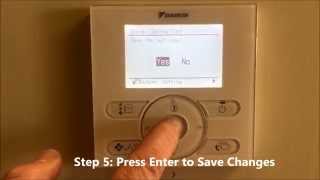 Daikin Altherma Heat Pump Hydrobox C Series Controller Tour Of The Installer Menu [upl. by Elohcim]